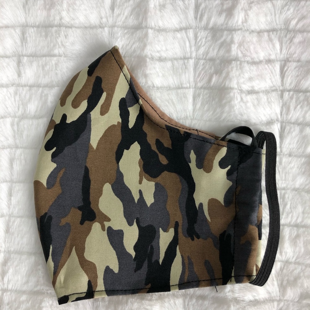 Unisex Camo gray face mask